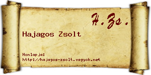 Hajagos Zsolt névjegykártya